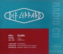 Def Leppard : Slang European promotion